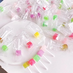 迷你高顏值棒棒糖批發網紅水果味切片糖果兒童休閒小零食喜糖硬糖