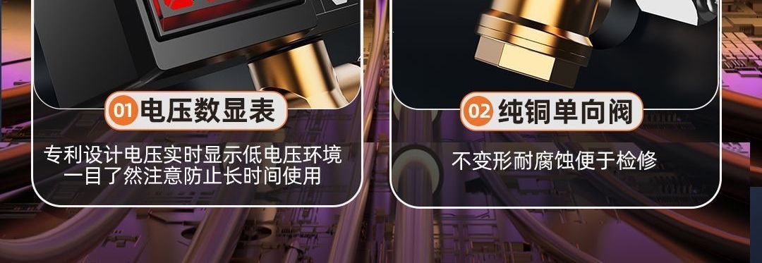 Industrial-grade high-power oil-free air compressor 220V small low-noise portable air pump