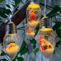 新しいクリスマス人形ライトストリングサンタクロース LED 屋内装飾ライトクリスマス人形ウィッシングボトルライトストリング