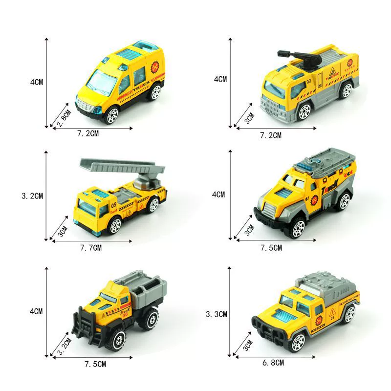 ( торговля), маленькая реалистичная toy car, сплав автомобиль, экскаватор, модель автомобиля, пожарная машина