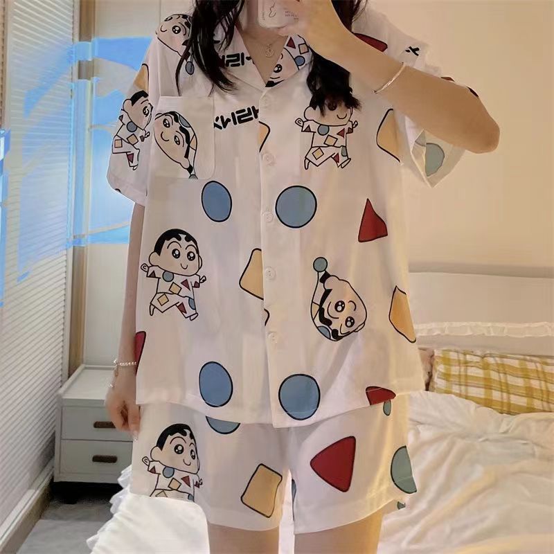 圆圈新冰丝开扣-白-双短