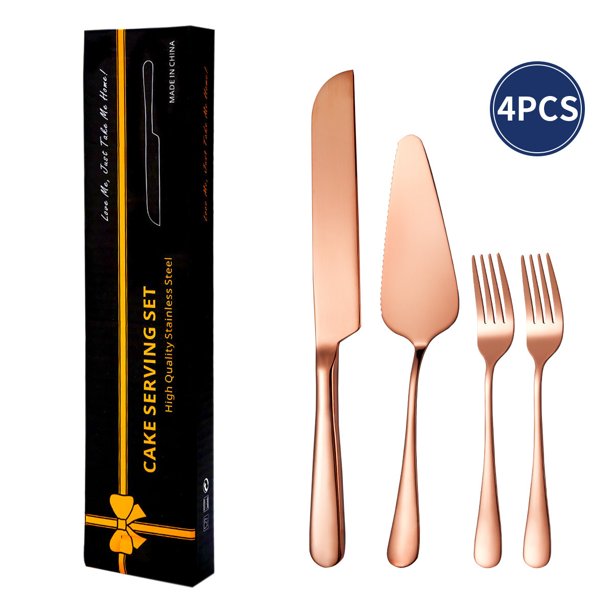 로즈 골드 4점 세트(컬러 박스)