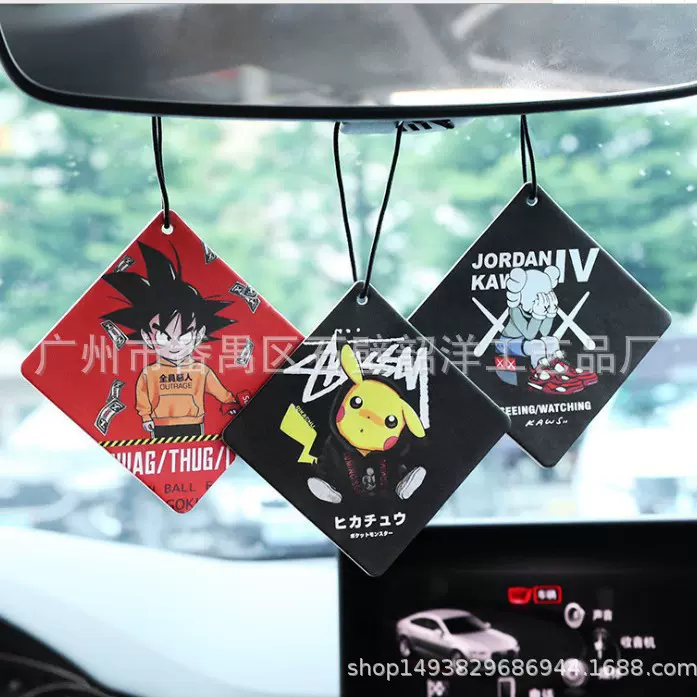 供应车载香片  车载香薰汽车香片  空气清新剂香味挂件