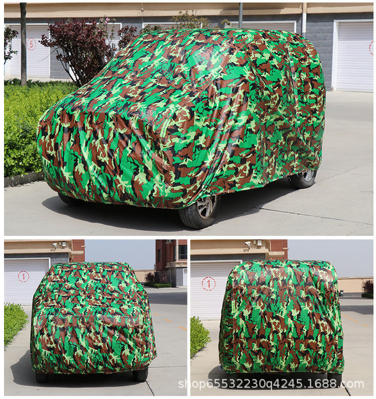 Electric Four-Wheel Elderly Mobility Scooter Car Cover, Heat Insulation, Sun Protection, Rain Protection, Snow and Frost Protection, Thickened Dust Cover Available