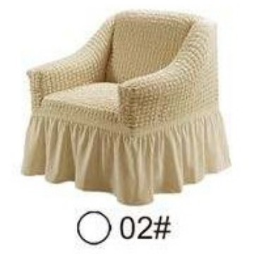 Cubresofá Seersucker universal, de poliéster elástico con falda, decoración para todas las estaciones, venta directa de fábrica.