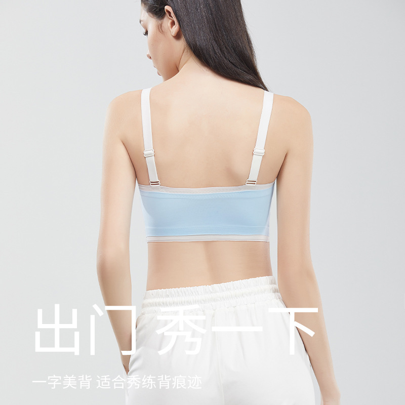 Cross-border ropa interior deportiva femenina a prueba de choque carrera profesional chaleco de yoga acondicionamiento físico belleza de la espalda de la mujer cojín de pecho Bra deportivo