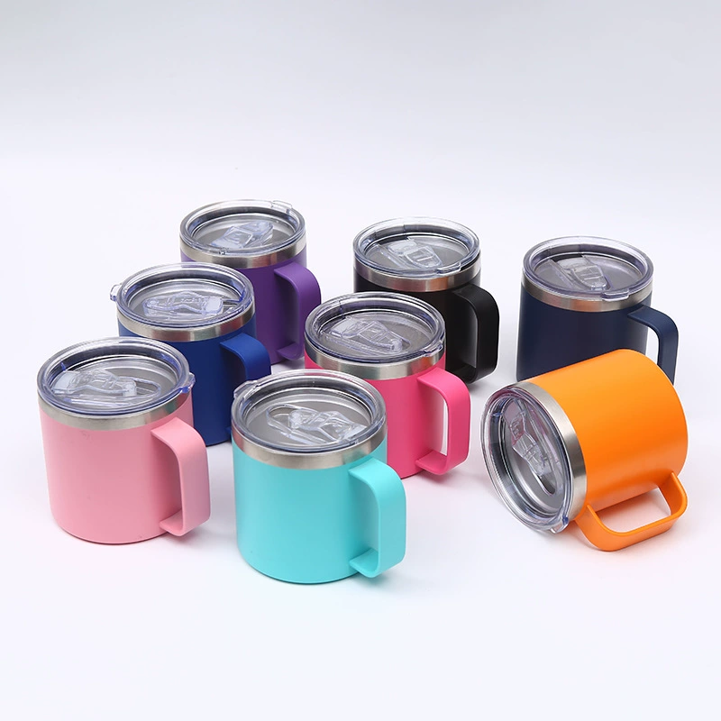 Double-layer vacuum transparent handle stainless steel, handheld glass, Amazon, stainless steel AISI 304, fall protection