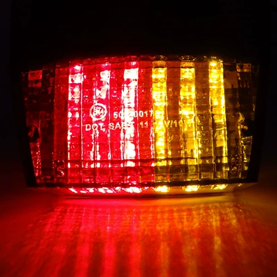 turn signal assembly, Motorcycle tail