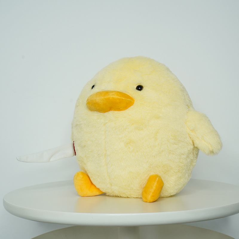 Plush Duck with Knife