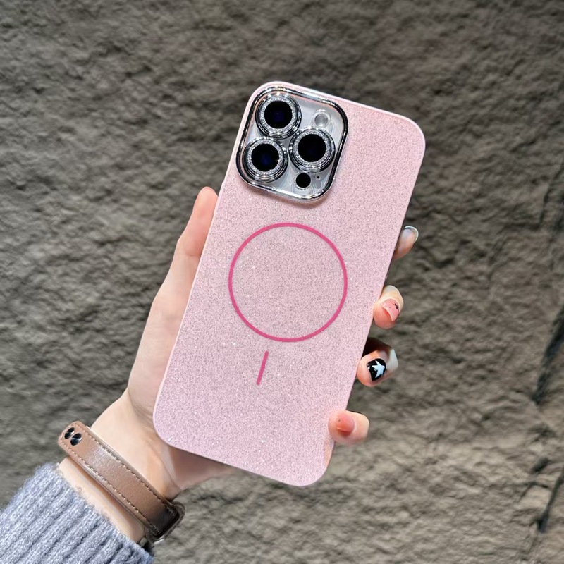国境を越えた星空フラッシュ粉の細い磁気吸引はリンゴ16携帯電話ケースiPhone15精穴保護カバー1314全包を適用する|undefined