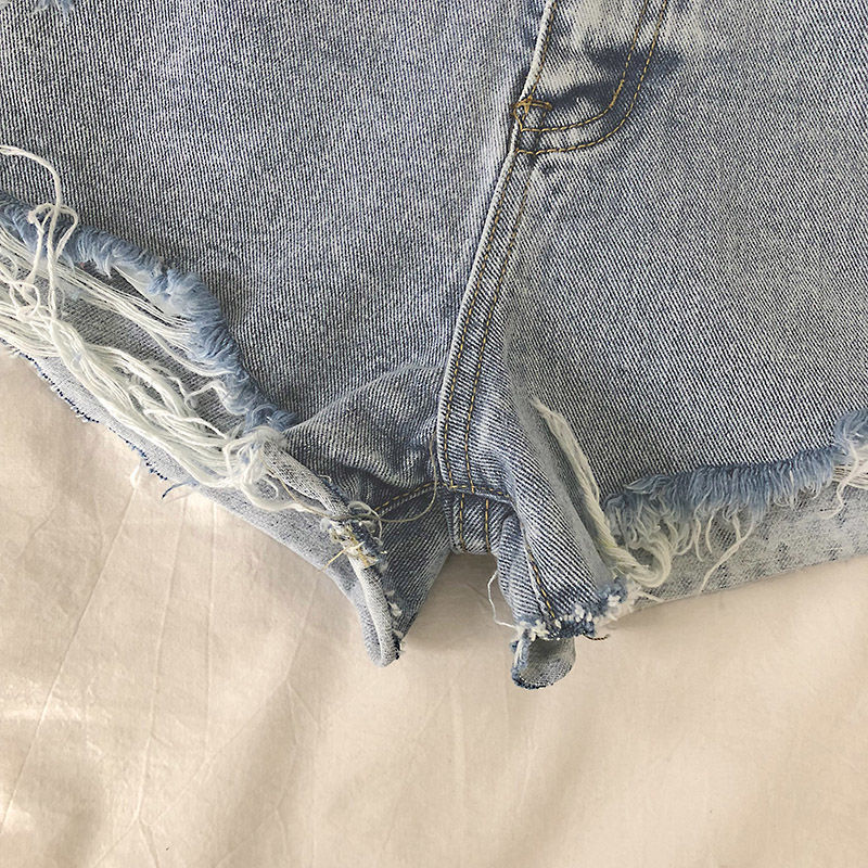 Light Blue Denim Shorts