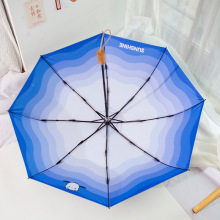 日本银钛三丽鸥帕恰狗全自动折叠太阳伞遮阳伞晴雨伞防晒防紫外线