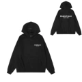 859 Black Heavy-Letter Hoodie
