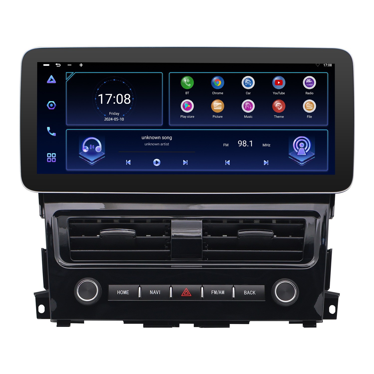 Transfronterizo para 13-18 Nissan Teana Car Android Navegación de pantalla grande Reproductor Bluetooth Carplay