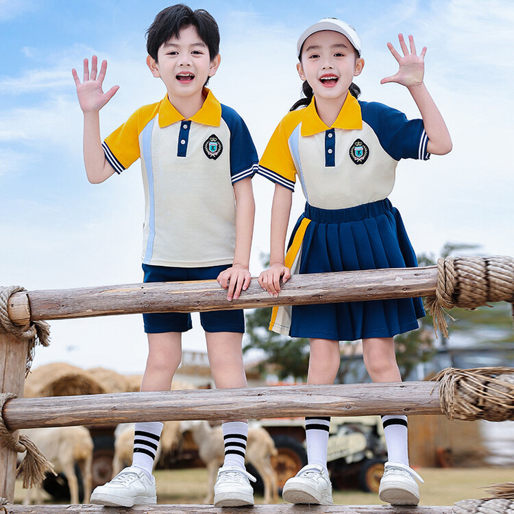 小學生校服春秋裝運動服三件套一年級兒童幼兒園園服夏季班服批發