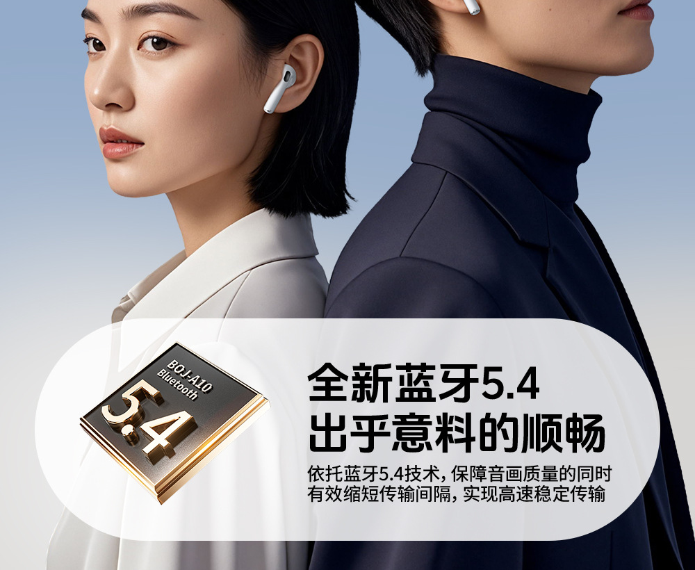 Factory wholesale high-quality Bluetooth headphones 2024 new noise-cancelling Bluetooth headphones long-lasting sports Bluetooth headphones