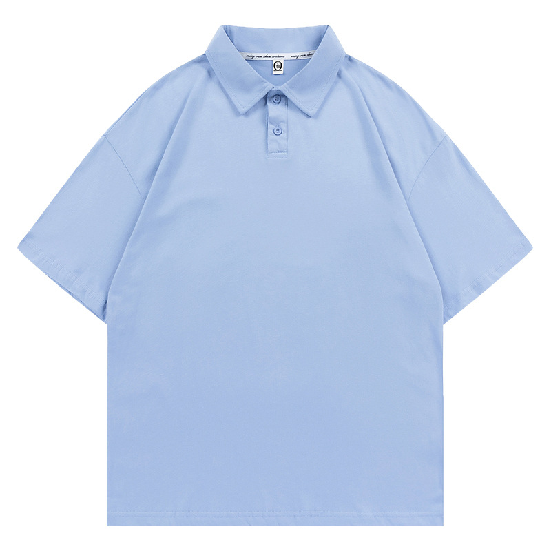 7A antibacteriano cuatro cierre Solona marca de moda con solapa de manga corta polo ropa de trabajo camisa cultural ropa personalizada