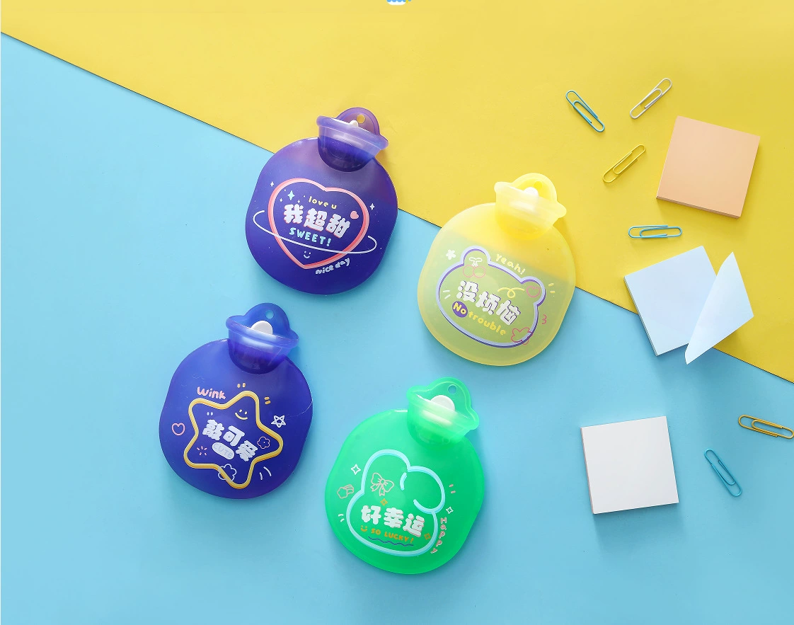 Сумка для горячей воды с изменяющимся цветом, милая Студенческая портативная одежда для живота, маленький размер, портативная мини-сумка для менструального наполнения горячей водой