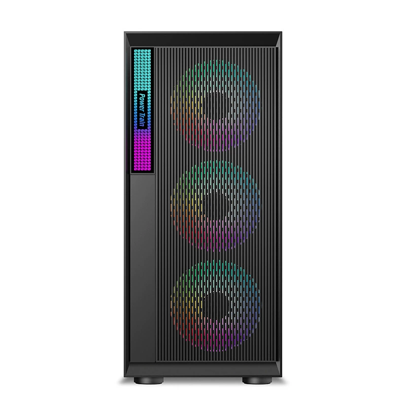 Powerful manufacturer side-through office game console Core i5/i7 computer desktop diy assembled computer case