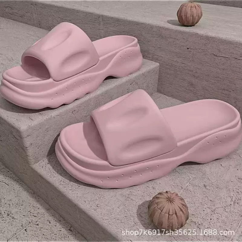 定制拖鞋女外穿厚底软底女女生凉鞋套脚不磨脚耐穿溯溪防滑休闲风