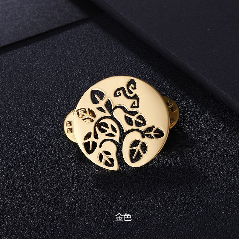 맞춤형 세트 핀 티타늄 스틸 중공 배지 맞춤 제작 된 스테인레스 스틸 브로치 로고 문자 이름 DIY