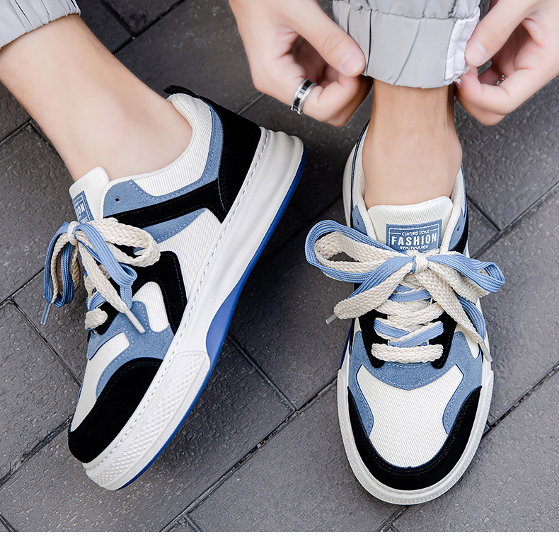 Men Leather Shoes Running Shoes Work Shoes Sneakers Fabric Shock Absorption Arch Support Lightweight Footwear_voghion.com