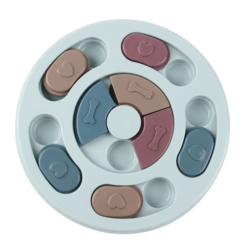 Carefully selected pet slow food dog bowl, Amazon pet toy dog ​​turntable eating anti-choking food utensils