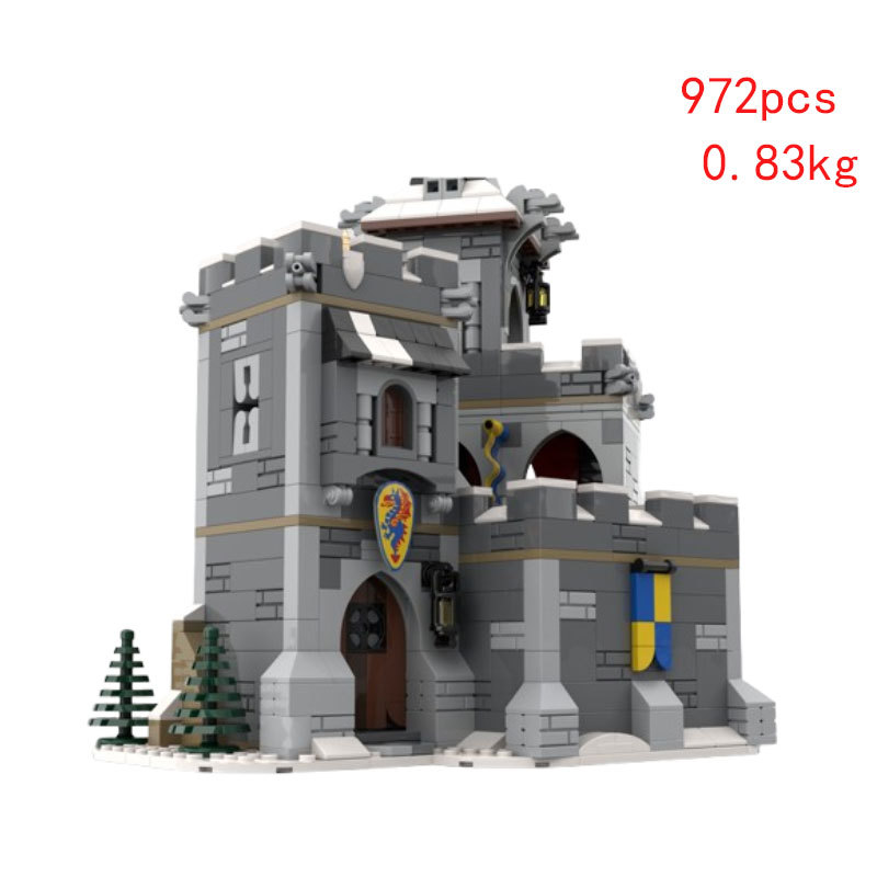 Set de blocs de construction château modèle scène de rue_voghion.com