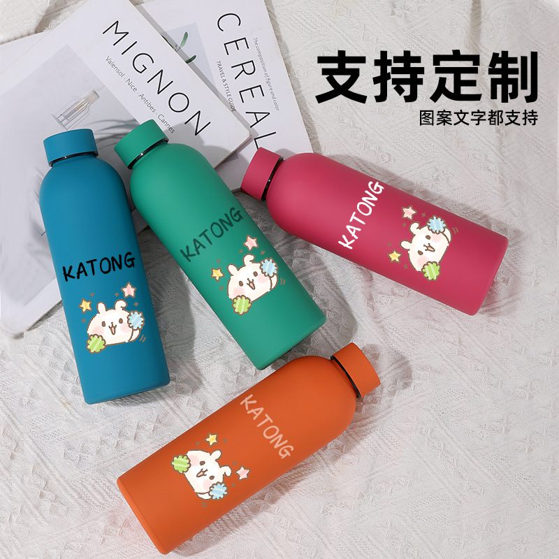 Termo de acero inoxidable de gran capacidad para hombres y mujeres, ideal para deportes al aire libre, mantiene la temperatura fría, se adapta al coche, con asa, taza de viaje, personalización de regalos, venta al por mayor.