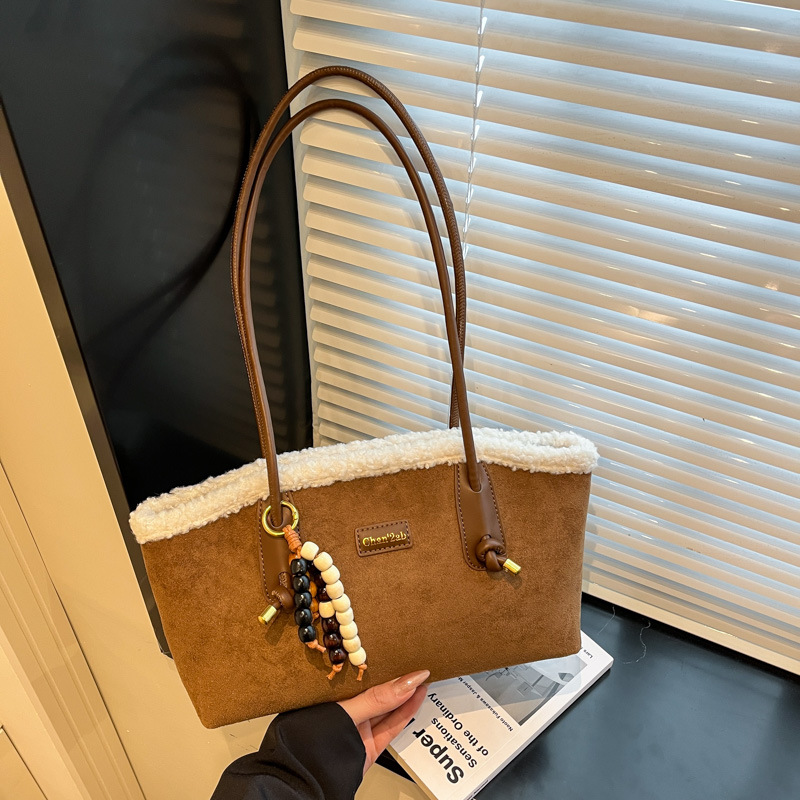Corea del Sur mochila de seda esmerizada bolsas inferiores de mujer otoño invierno 2025 nuevo retro de hombro bolsas de mano de viaje