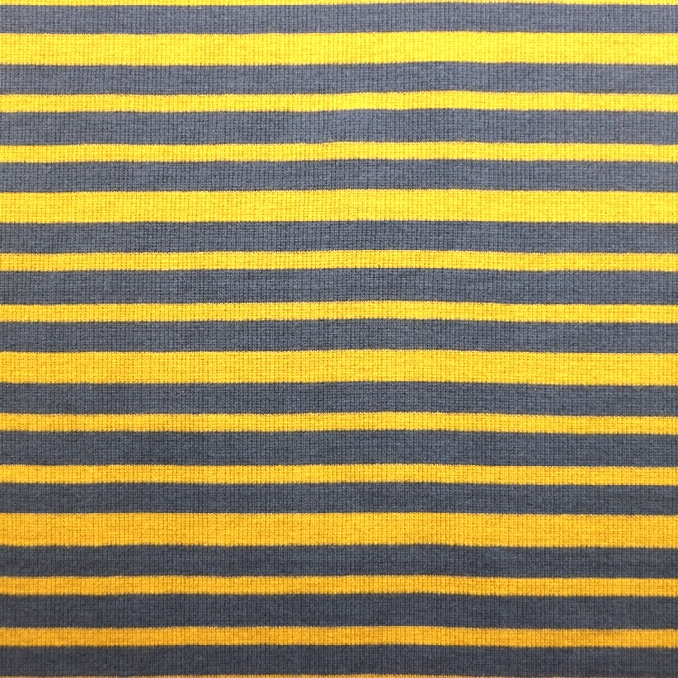 色织大循环彩条螺纹罗纹布棉氨纶弹力调线彩条2x2罗纹布服装面料