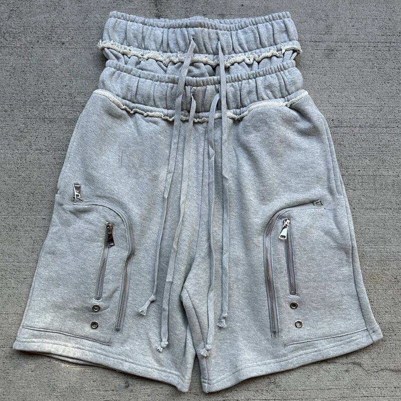 Workwear Shorts, Low-Waist, Five-Point Pants, Zipper, Dual-Waist, Versatile, Street Fashion, Y2K Summer Style Workwear Shorts, Low-Waist, Five-Point Pants, Zipper, Dual-Waist, Versatile, Street Fashion, Y2K Summer Style