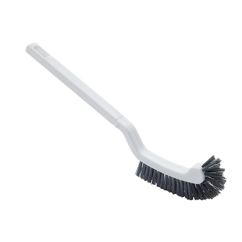Long-handled Crevice Trash Can Brush, Minimalist Style, Integrated Brush For Bathroom And Toilet Cleaning_voghion.com