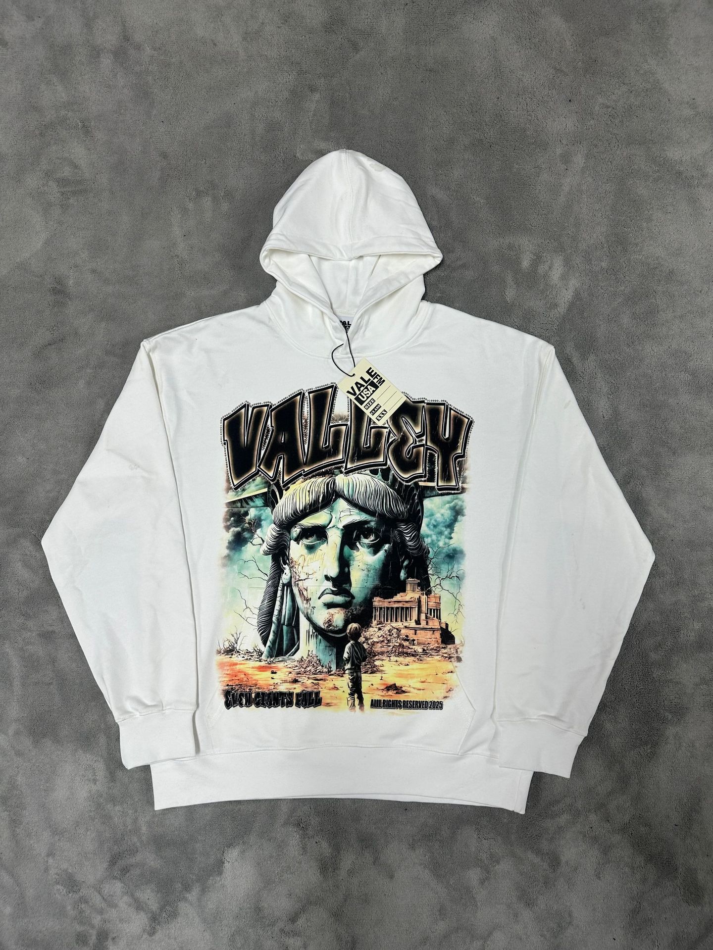 GMABCD Unisex Graphic Print Pullover Hoodie – Relaxed Terry Streetwear - detail 5