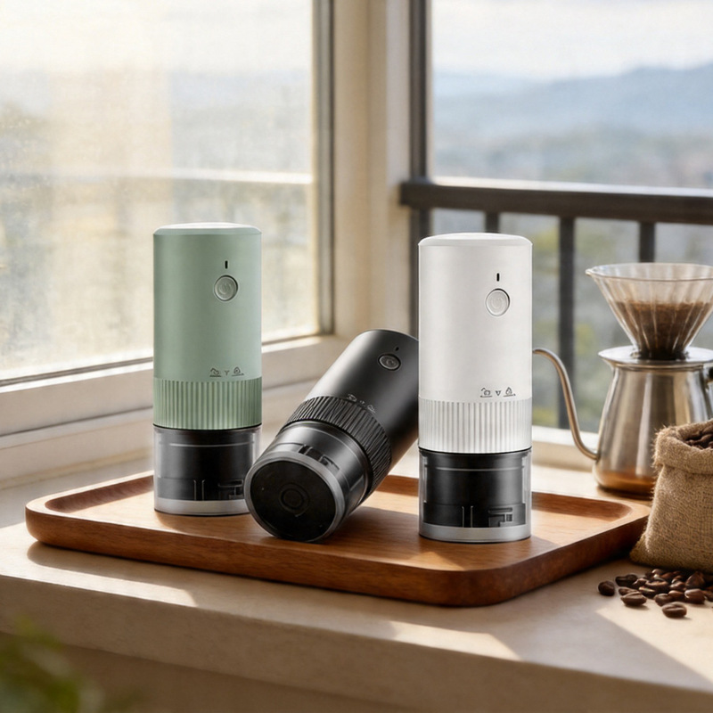 Cross-Border Portable USB Plug-In Small Electric Coffee Grinder Home Outdoor Rechargeable Grinder Cross-Border Portable USB Plug-In Small Electric Coffee Grinder Home Outdoor Rechargeable Grinder