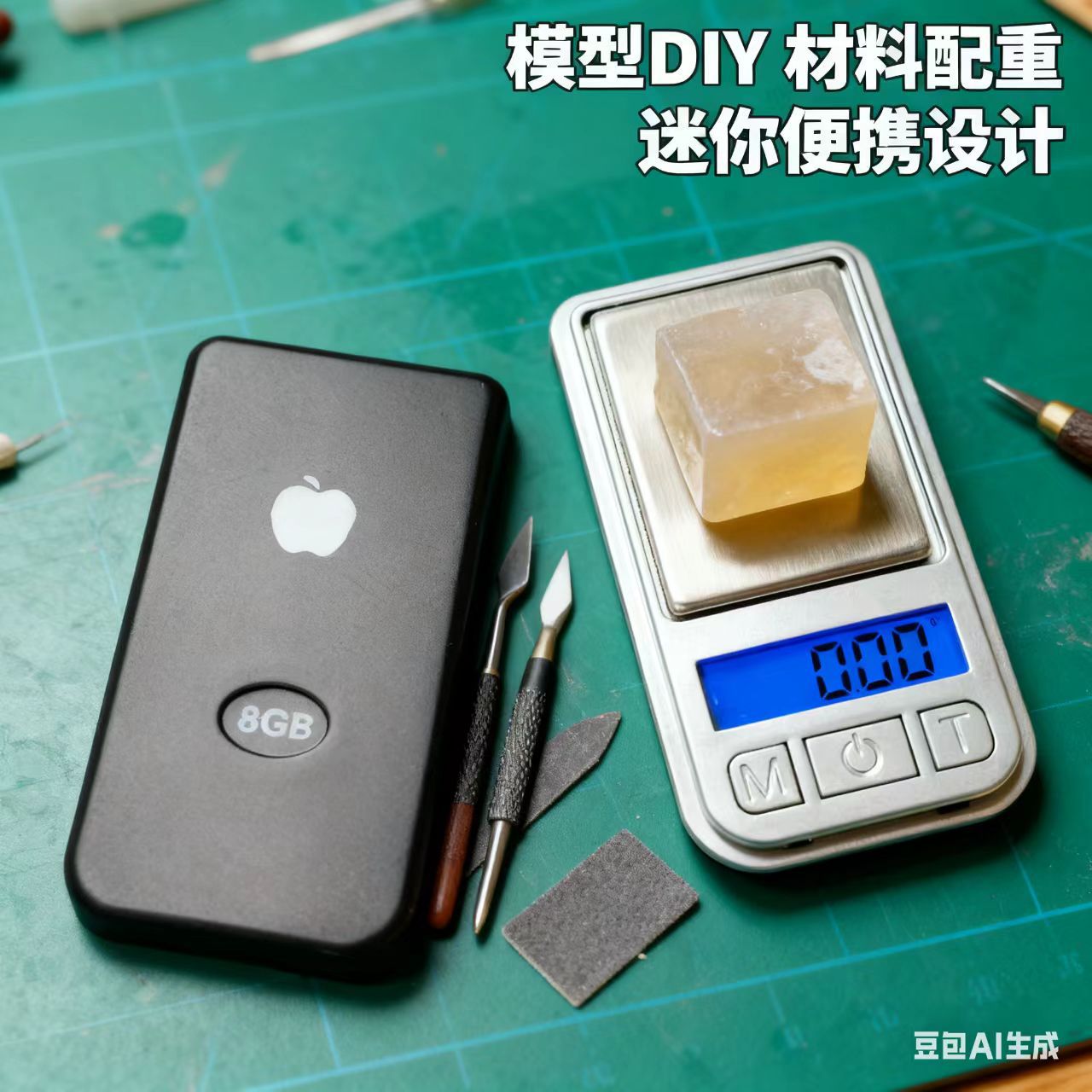 小苹果珠宝秤高精度迷你口袋秤便携电子微型克拉称100g