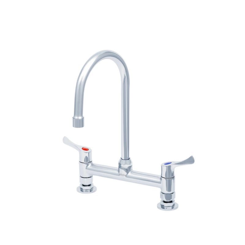 T&S.Utilityline Ex-8Df05 Desktop Dual Temperature Gooseneck Faucet Deck Faucet