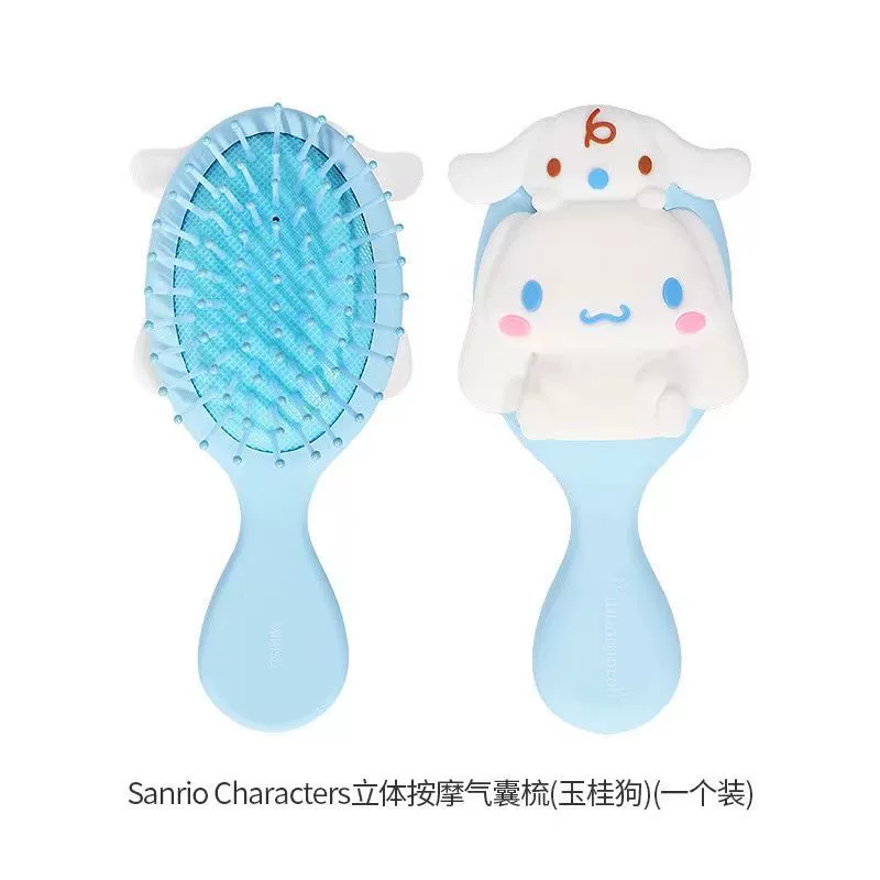 Рукоятный массажёр головы Miniso Sanrio с 3D забавными персонажами, малый воздушный мешок, портативный (4 цвета)