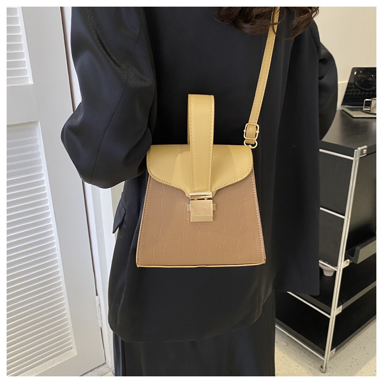 Femmes Moyen Faux Cuir Couleur Unie Style Classique Couvercle Rabattable Sac Bandoulière display picture 13