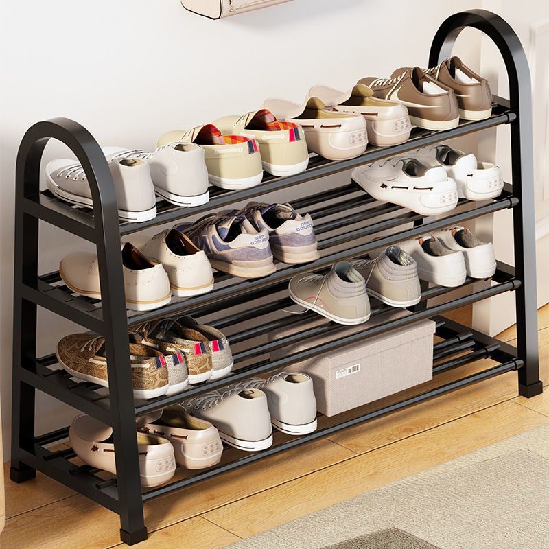 Estante de almacenamiento de zapatos multicapa de acabado de zapatos armario de zapatos puerta de entrada doméstica de alquiler puerta interior de almacenamiento de zapatos de artefactos