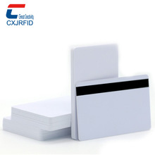 CR80标准尺寸磁卡 30-mil厚度PVC空白磁卡 双面加膜可打印学生卡