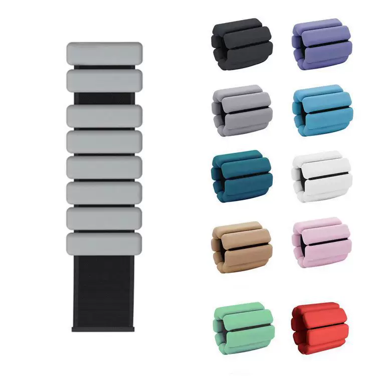 Weight Bracelet 绑腿运动手环硅胶重力沙袋健身跑步防滑负重手环