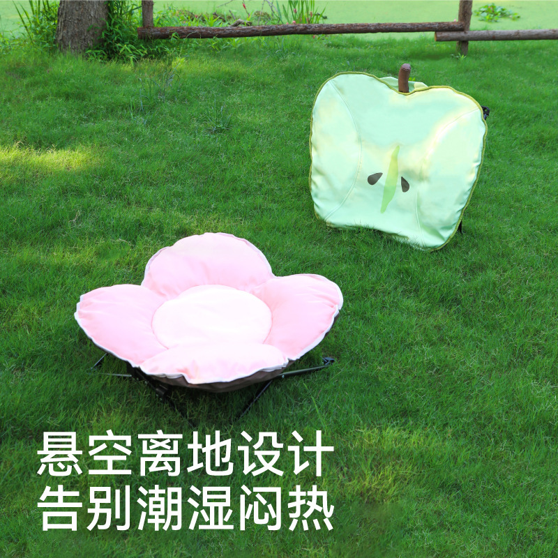 福丸狗狗行军床夏季防潮猫窝狗窝四季通用离地床可折叠宠物露营床|undefined