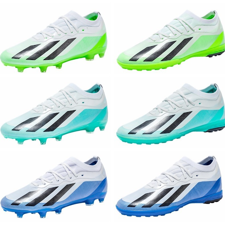 2024 nuevos zapatos de fútbol Putian transfronterizos de primavera para hombres, zapatos de competición profesionales para niños con uñas largas para estudiantes