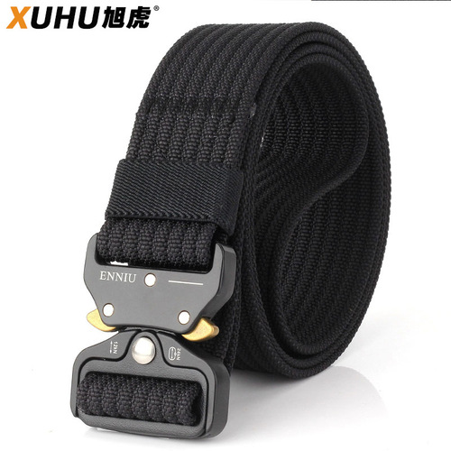 3.8cm Cobra tactical nylon belt men's outdoor quick-drying woven belt alloy buckle belt wholesale