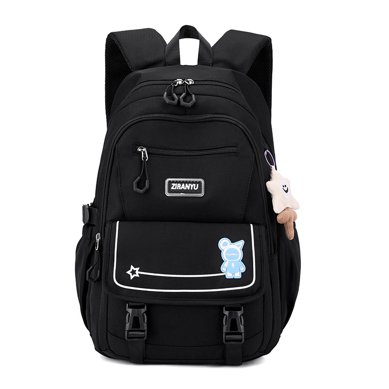 Peces naturales estudiante de la escuela primaria mochila 3-6 Grado de gran capacidad estudiante de la escuela secundaria bolsa de alta calidad mochila ligera estudiante universitario