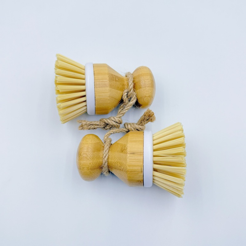 Cepillo multifuncional para platos de cocina, muy vendido, que no daña las ollas, cepillo para lavar platos, cepillo para eliminar manchas, cepillo para verduras y frutas, material de bambú.