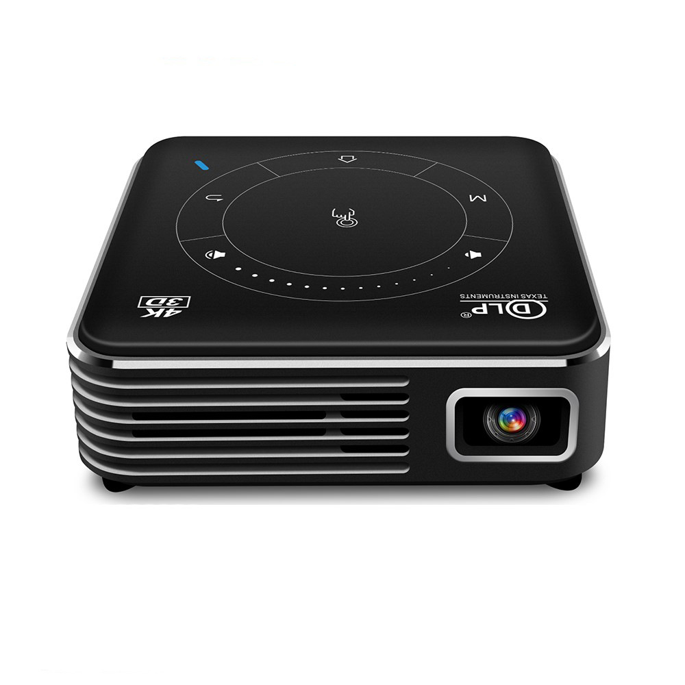 Transfronterizo HD DLP Home Office Proyector 4K portátil inteligente proyector 3D batería incorporada Comercio exterior caliente