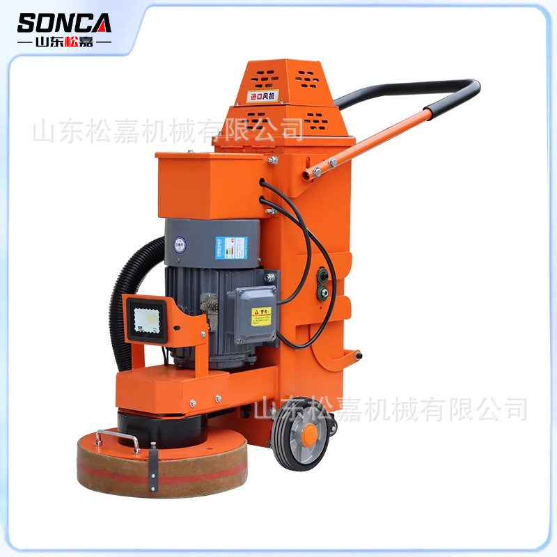 máquina de molienda de suelo sin polvo de alta frecuencia para suelo de cemento epoxi de hormigón plano y solidificación polido máquina de molienda de piedra