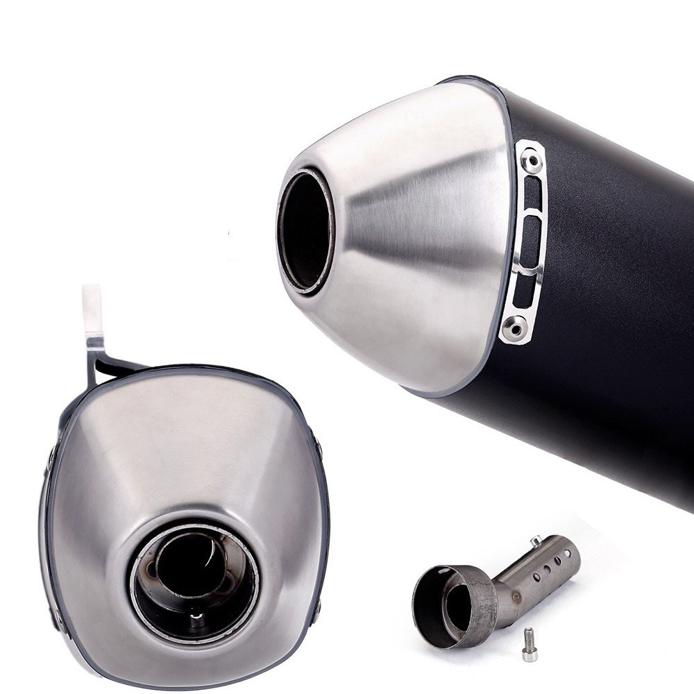 51mm Off-Road Motorcycle Modified Tailpipe Fmf Exhaust Pipe Stainless Steel Pipe Aluminum Bracket Atv Utv Crf Klx